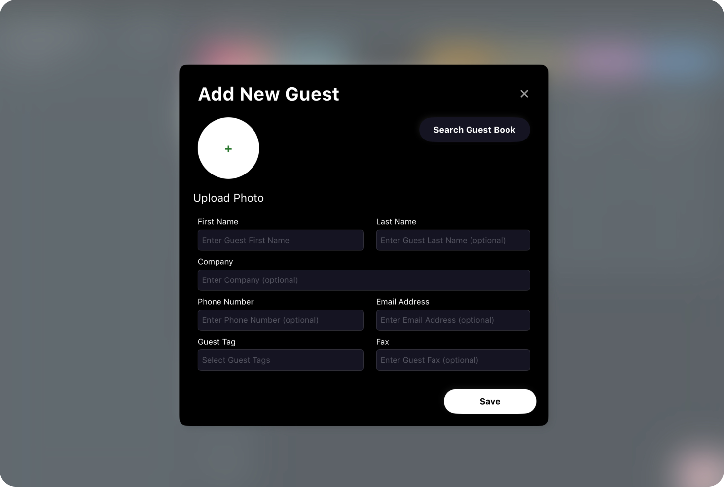 Add Guest Information